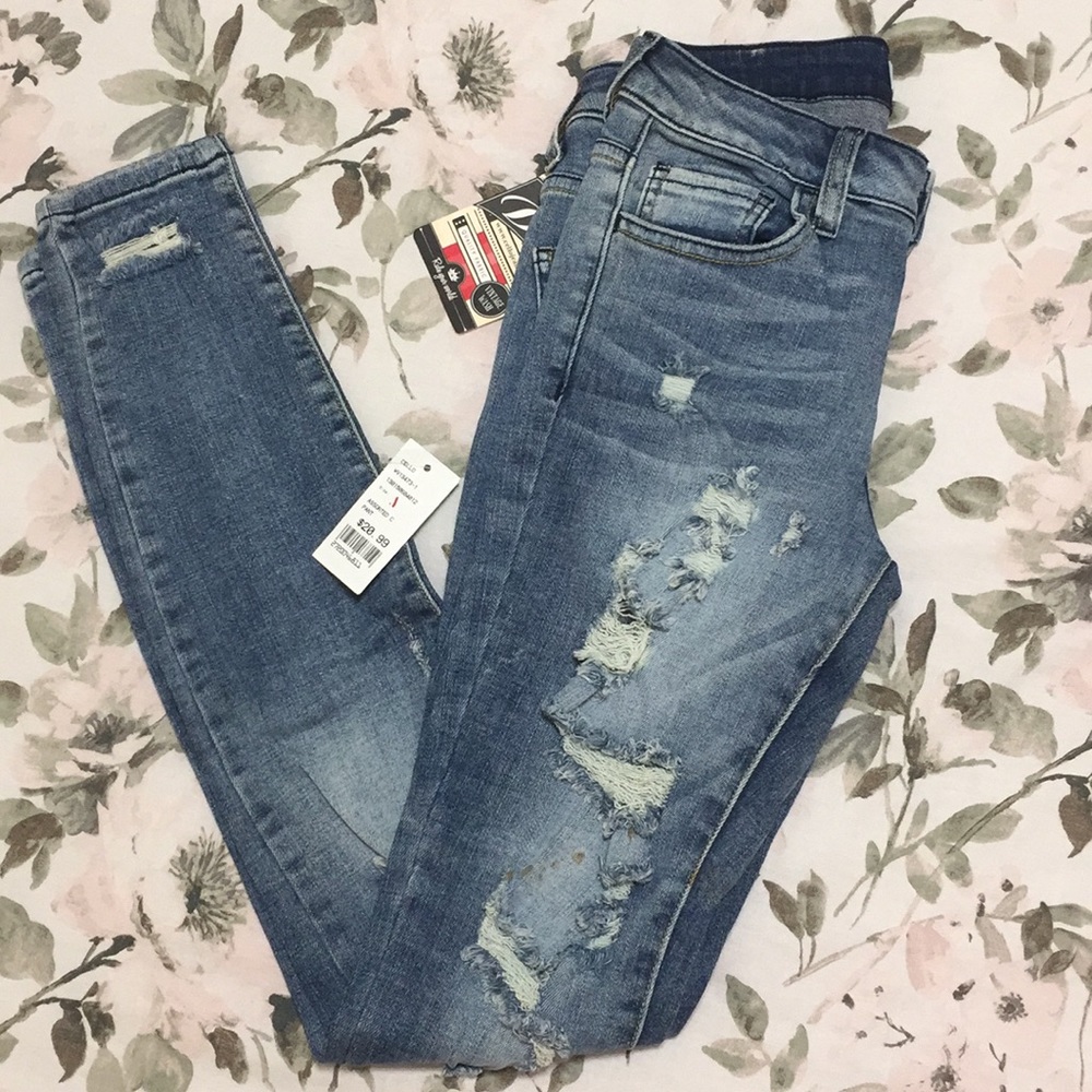 Distressed Skinny Jeans